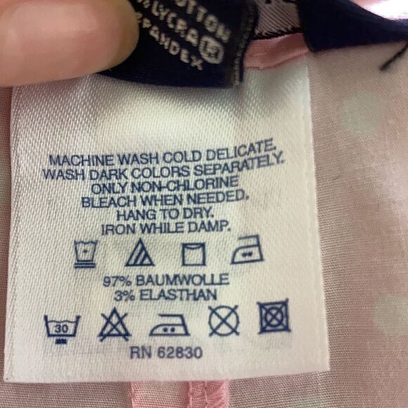 Lands’ End Light Pink and White Polkadot Skirt Size 18 - cute and unique ⭐️ - Picture 9 of 9